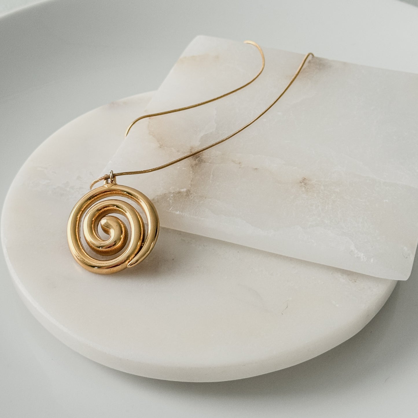 Spiral Swirl Necklace