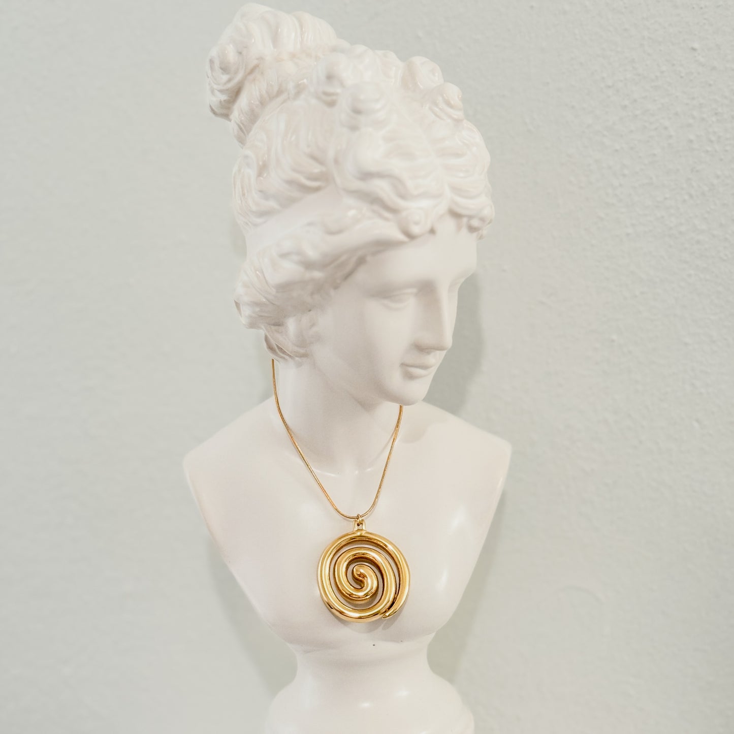 Spiral Swirl Necklace