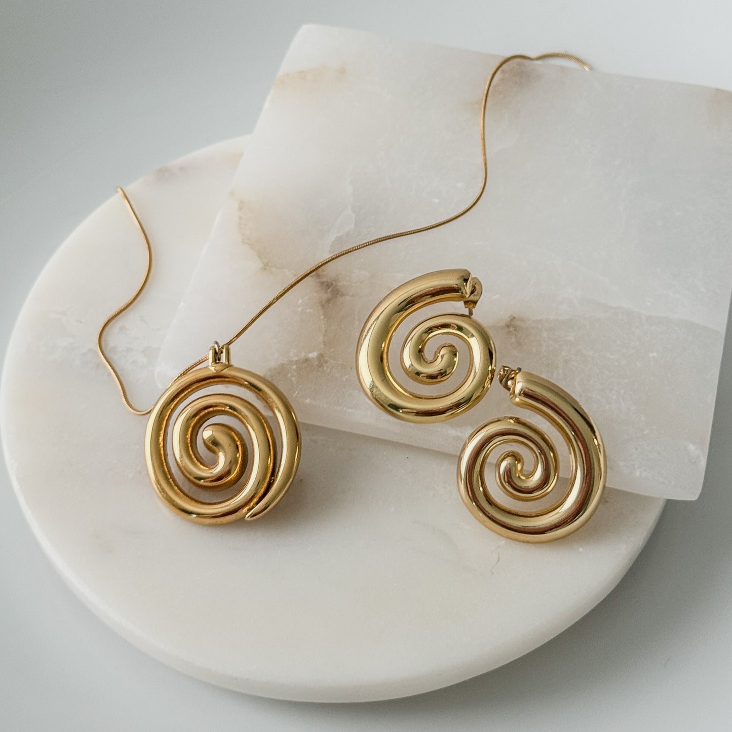 Spiral Swirl Hoops