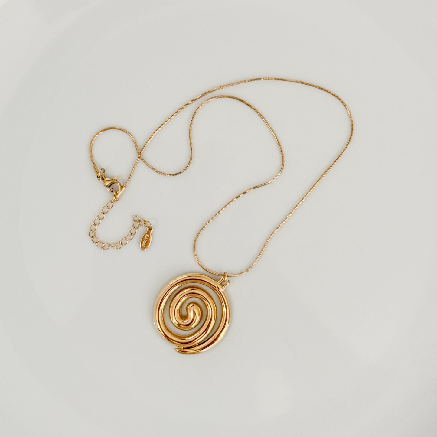 Spiral Swirl Necklace