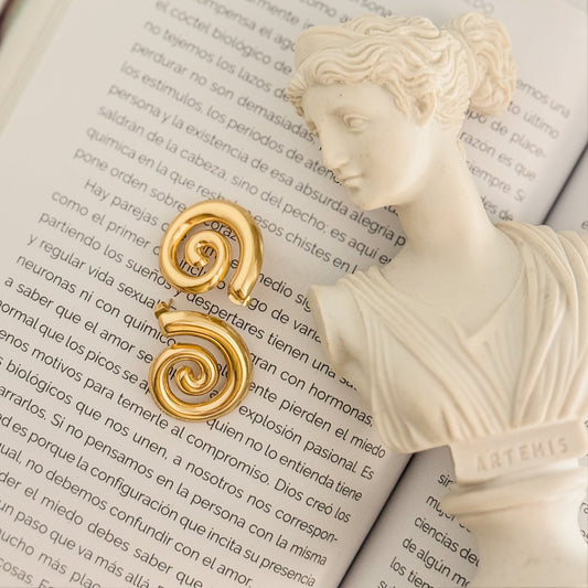 Spiral Swirl Hoops