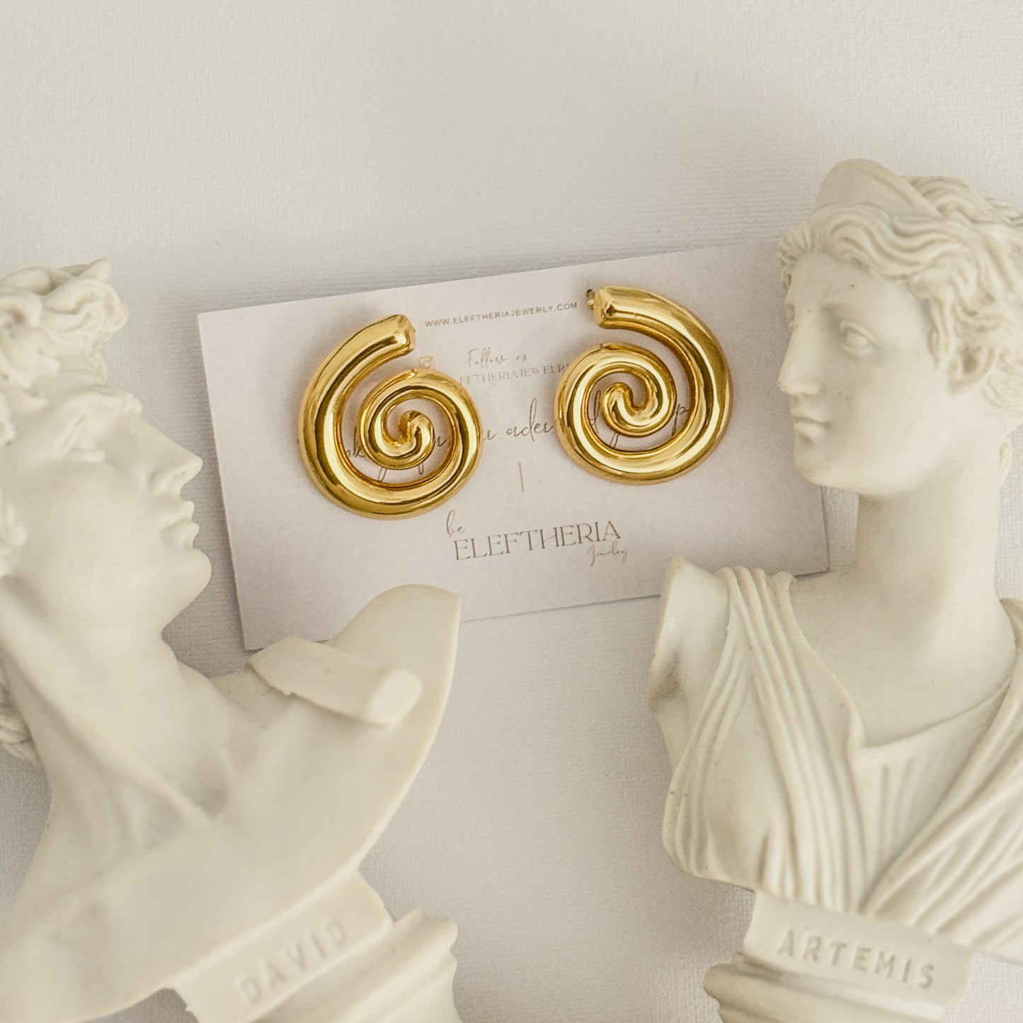 Spiral Swirl Hoops